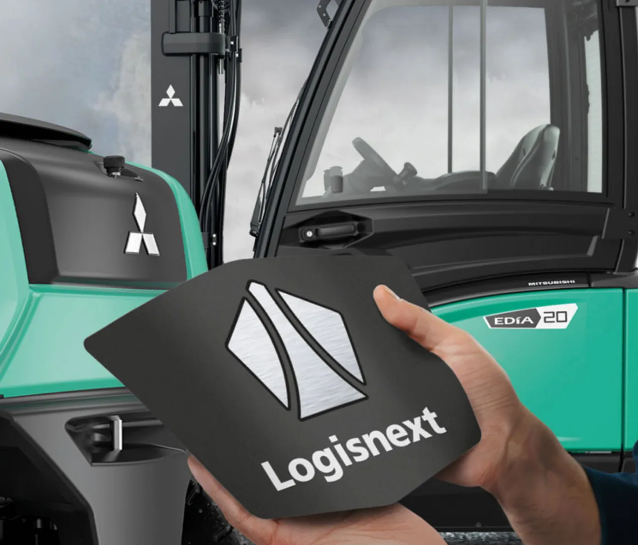 Transition de Mitsubishi Forklift Trucks vers Logisnext Forklifts sur un chariot élévateur EDiA