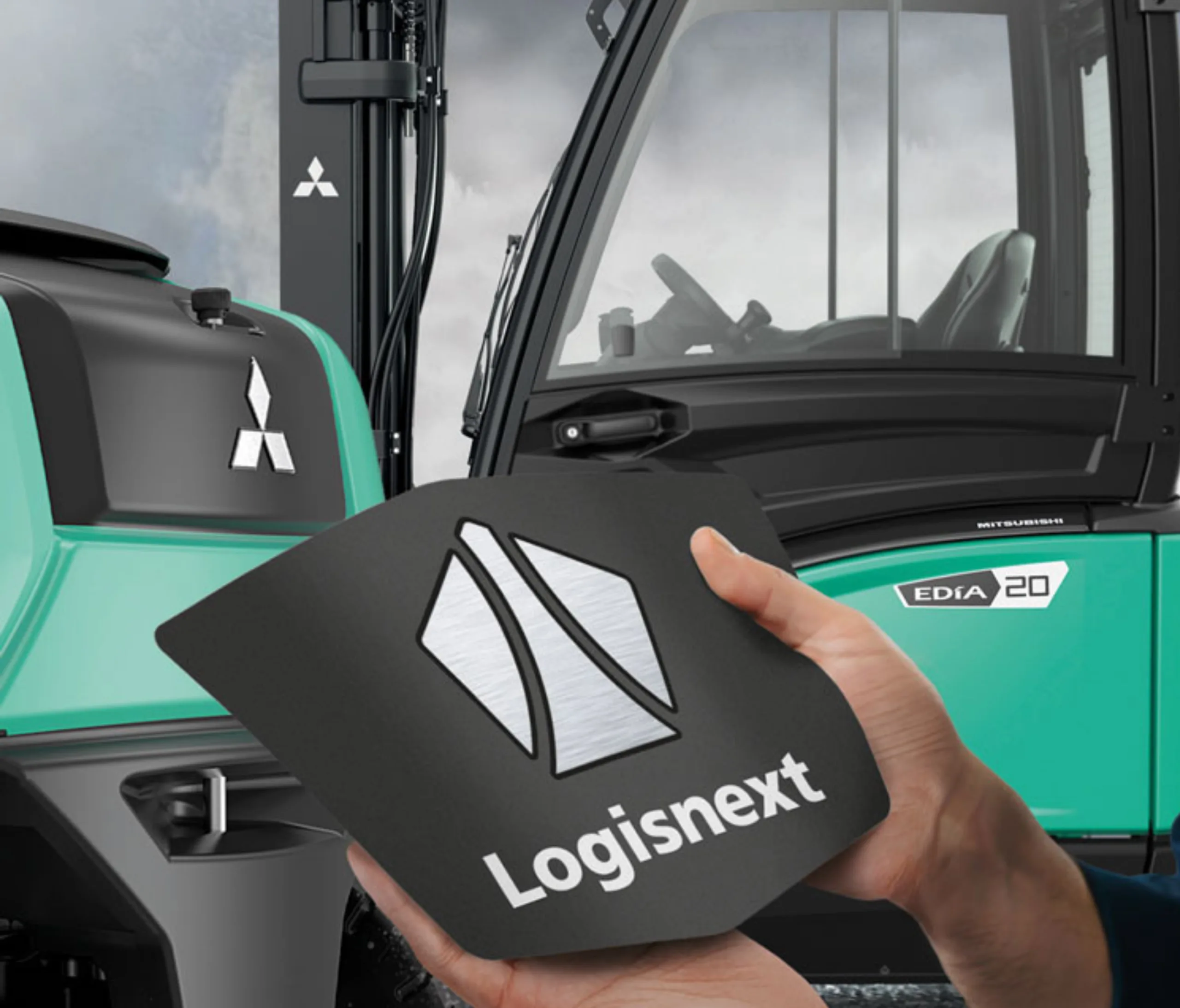 Transition de Mitsubishi Forklift Trucks vers Logisnext Forklifts sur un chariot élévateur EDiA
